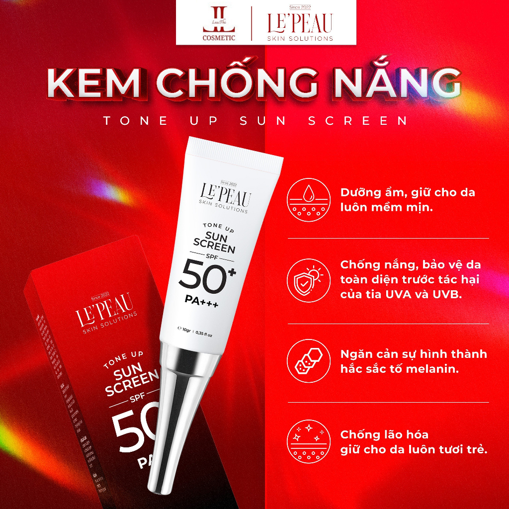 Kem Face Tế Bào Gốc Men Sake Dưỡng Trắng Da Căng Bóng, Mờ Thâm LEPEAU VIETNAM