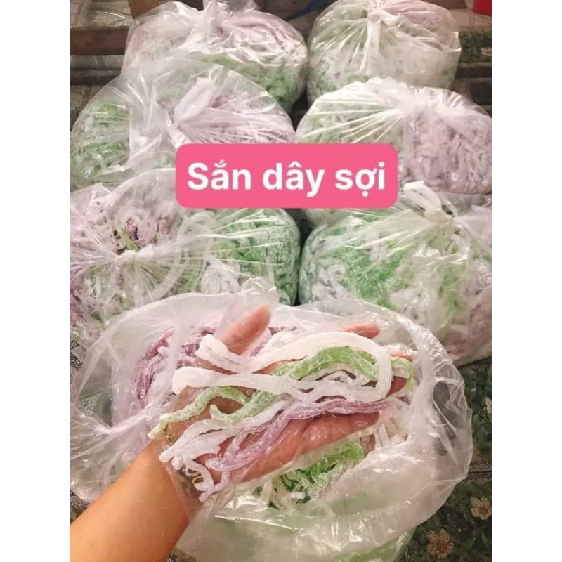 500g thạch sắn dây loại sợi nấu chè trà sữa