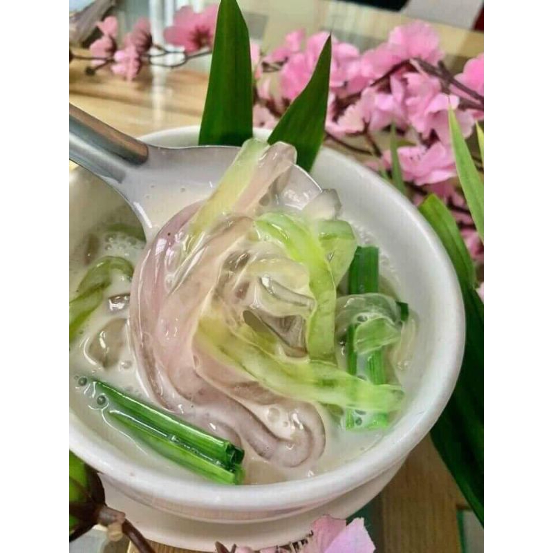 500g thạch sắn dây loại sợi nấu chè trà sữa