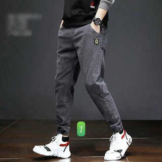 Quần jean nam jogger Rin Chất Bò lưng thun ống bó Co giãn Mẫu Mới Nhất M210