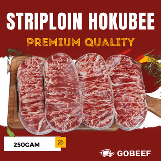 Striploin/thăn ngoại bò hokubee/ wagyu úc 250gam bò mềm ngon | giao hoả tốc hcm