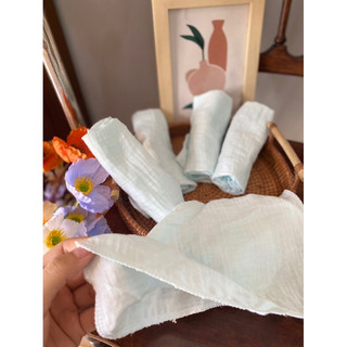 khăn sữa cho bé XÔ MUSLIN [ khăn mỏng ] 28*28cm