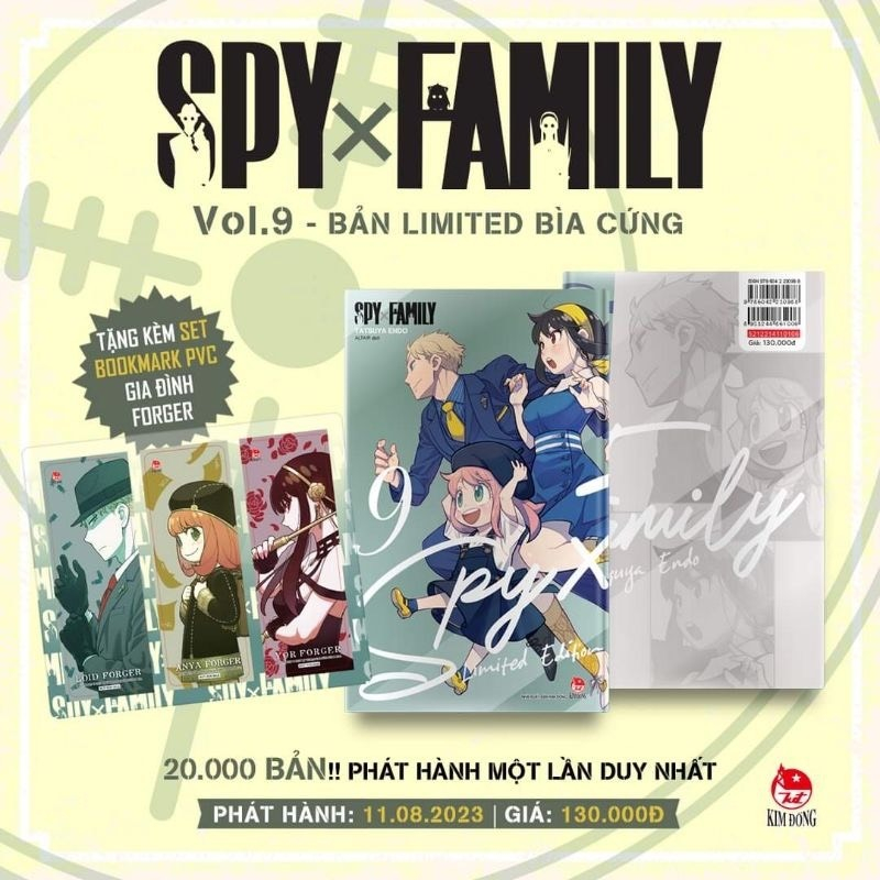 Truyện tranh - Combo: Spy x Family: Gia đình điệp viên    Thường. Tập 9 Litmited