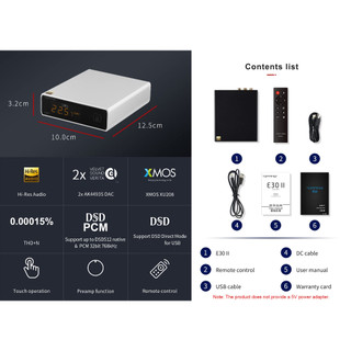 [NC] Desktop DAC TOPPING E30 II | DAC AK4493S | DAC Để Bàn
