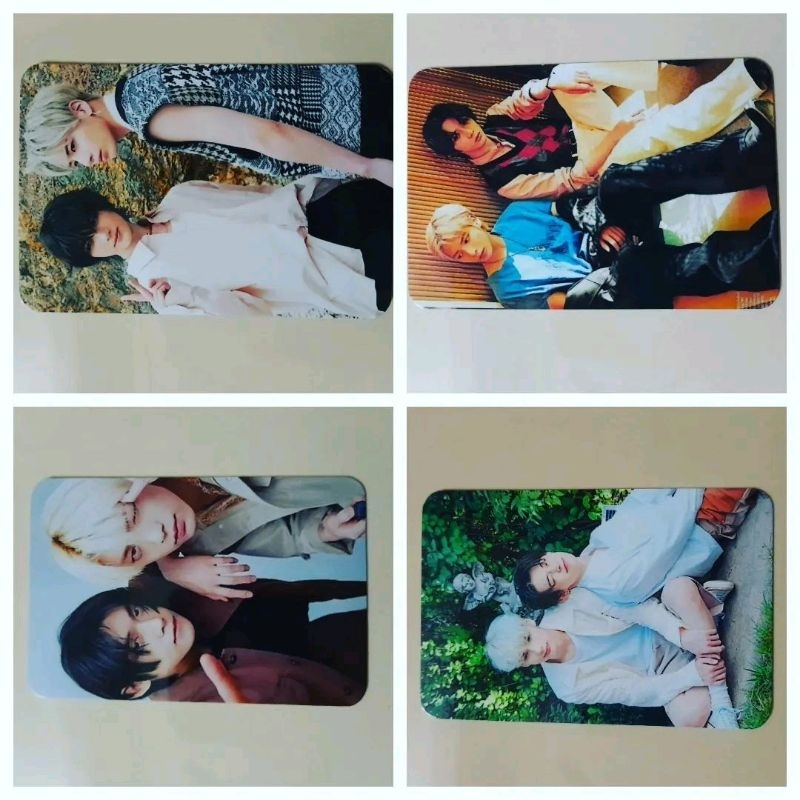 Set 4 card bo góc  cặp đôi các tv txt