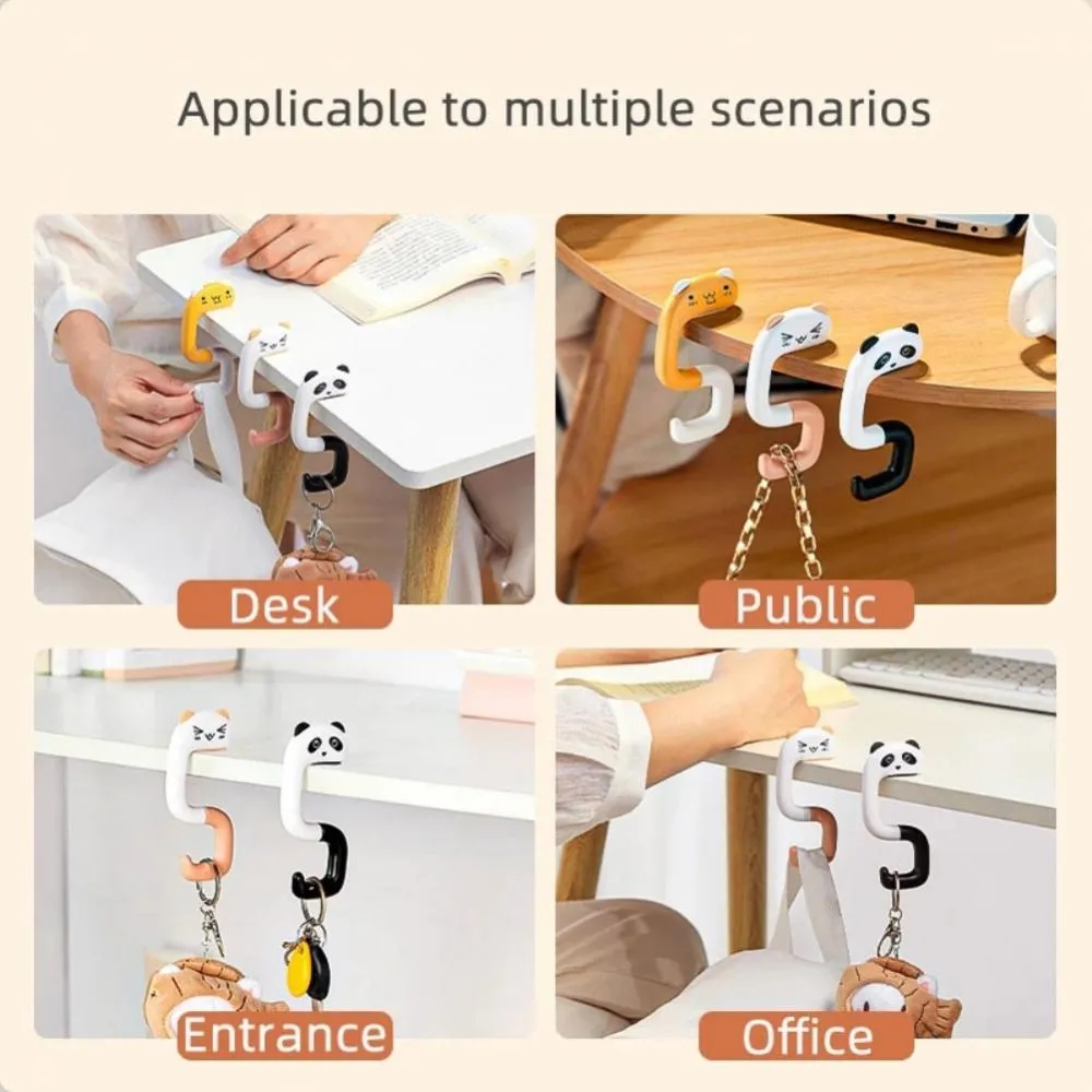 Móc treo balo túi xách di động hình thú / Portable Plastic Bag Animal Hook
