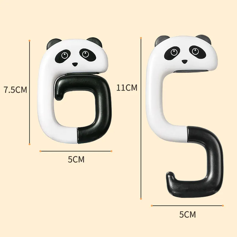 Móc treo balo túi xách di động hình thú / Portable Plastic Bag Animal Hook