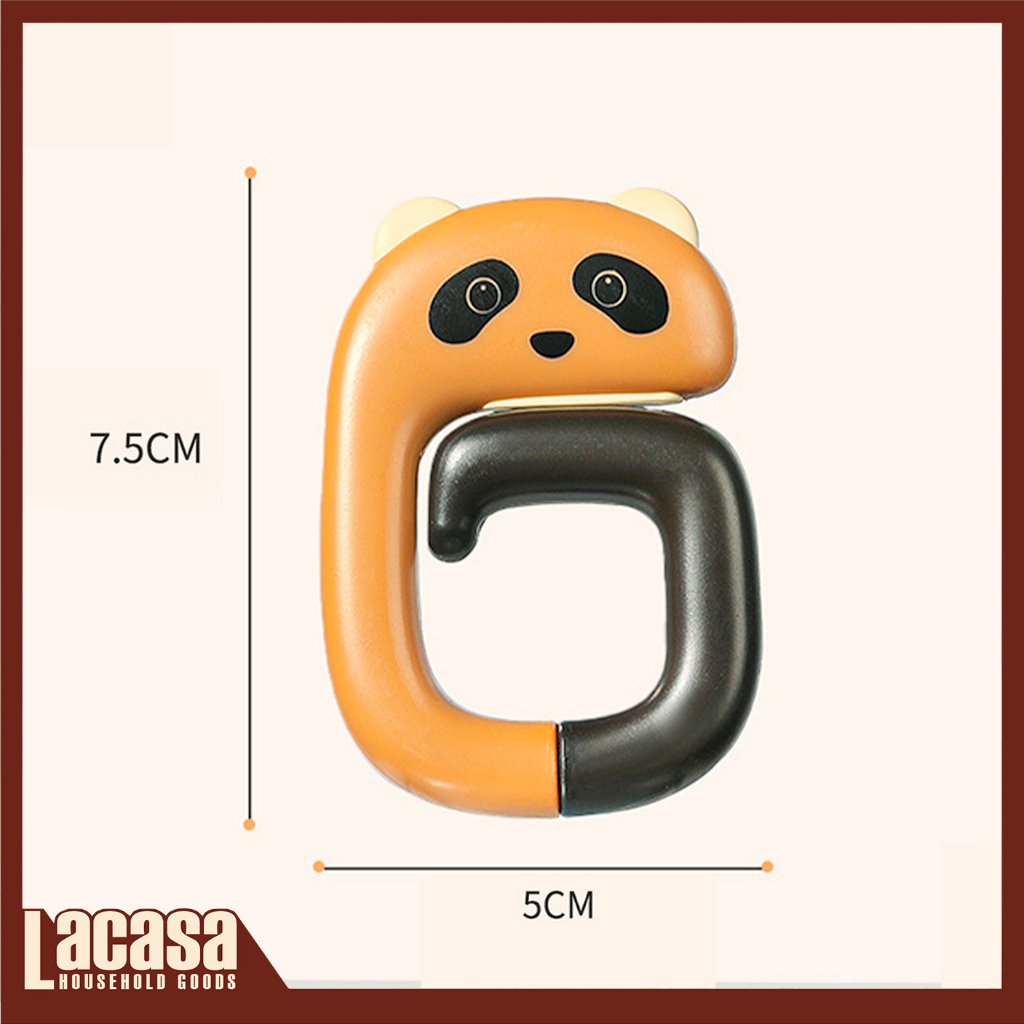 Móc treo balo túi xách di động hình thú / Portable Plastic Bag Animal Hook