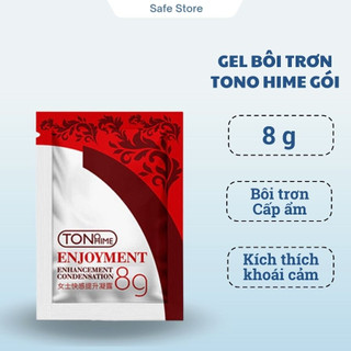  Gel bôi trơn Tono Hime dạng gói gel bôi trơn tình dục tăng khoái cảm khi yêu 1 gói 8g 