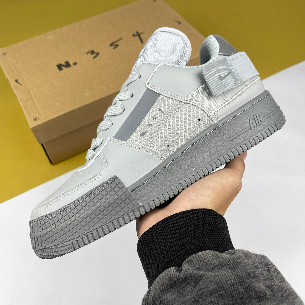 Giày AF1 Type Grey Fog, AF1 Xám Full Bản Cao Cấp - Than.Shoes