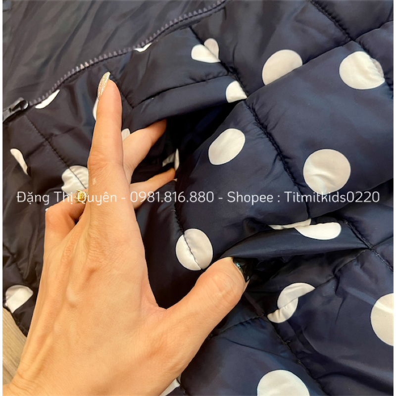 Áo phao gile dư xịn bé gái