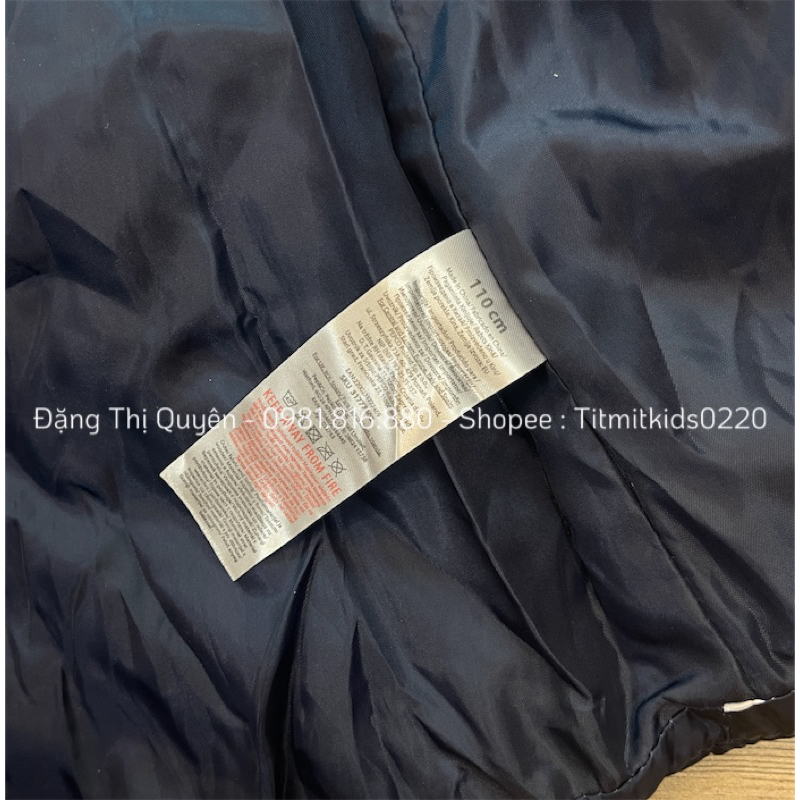 Áo phao gile dư xịn bé gái