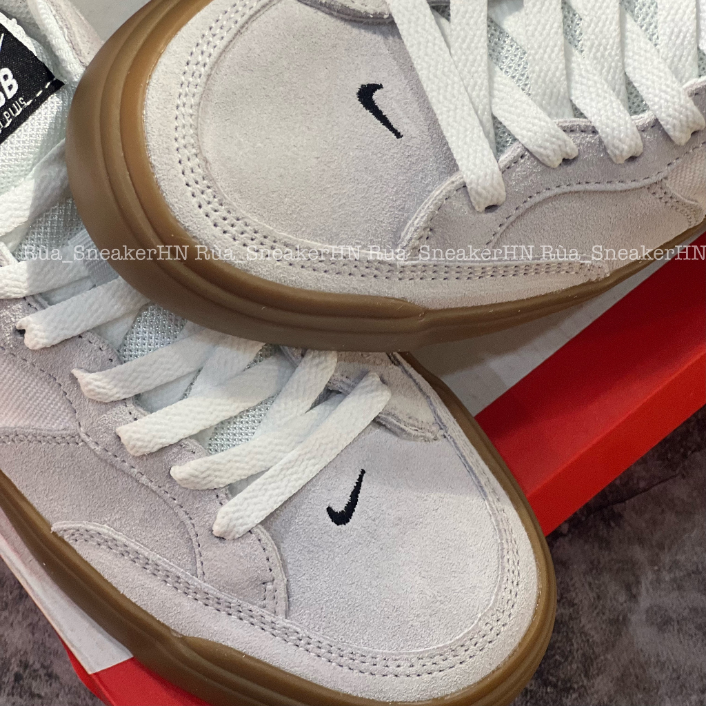 Giày Thể Thao Nikee Sb Pogo White Black Gum SB Đế Đục Xám Mới 2023