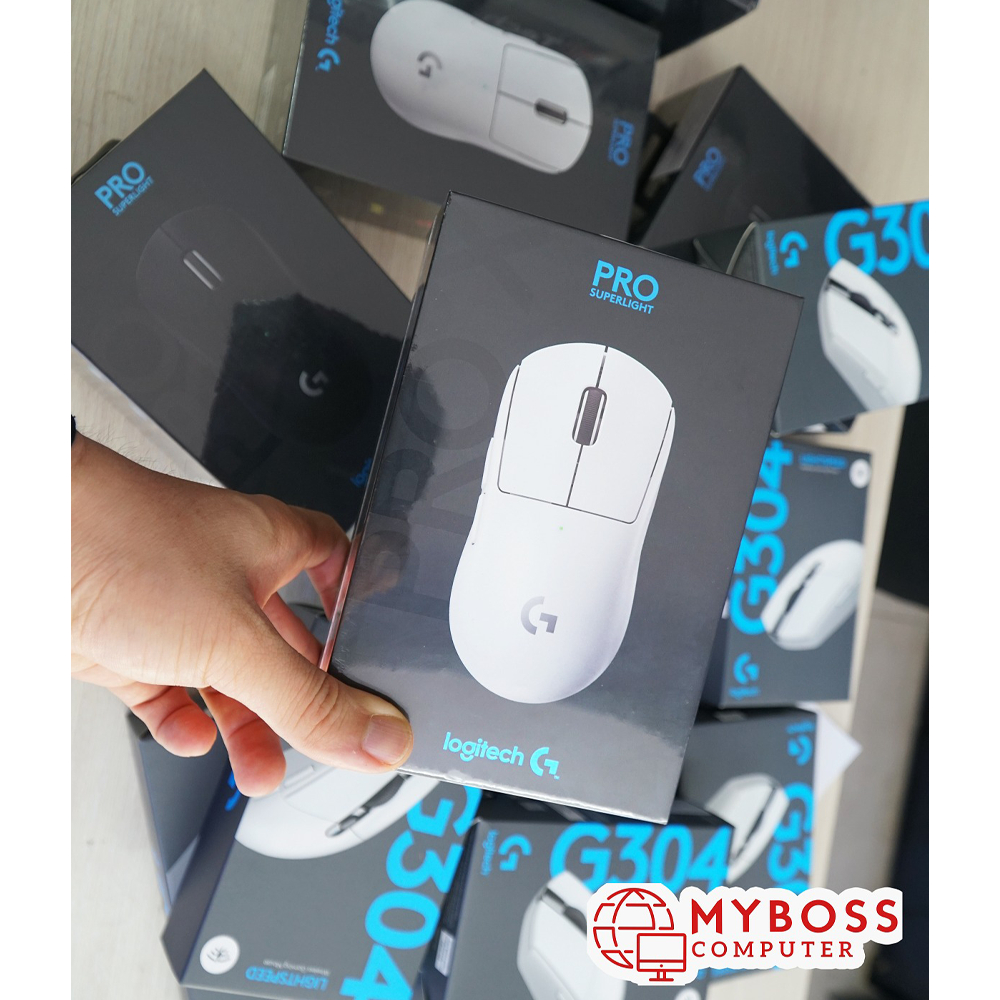 Chuột Gaming Esports Logitech Không Dây G Pro X Superlight - Siêu Nhẹ, 5 Nút Lập Trình, BH 24 Tháng Chính Hãng