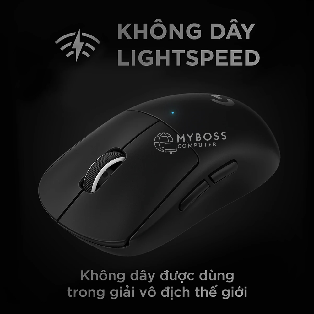 Chuột Gaming Esports Logitech Không Dây G Pro X Superlight - Siêu Nhẹ, 5 Nút Lập Trình, BH 24 Tháng Chính Hãng