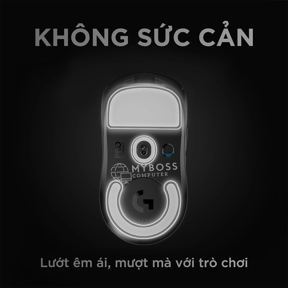 Chuột Gaming Esports Logitech Không Dây G Pro X Superlight - Siêu Nhẹ, 5 Nút Lập Trình, BH 24 Tháng Chính Hãng