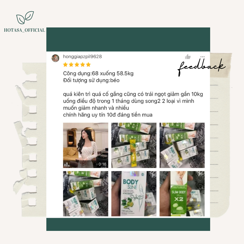 Viên giảm cân cấp tốc BODY SLINE giảm ngay 8-12kg sau 1 liệu trình nhanh an toàn hiệu quả hộp 30 viên