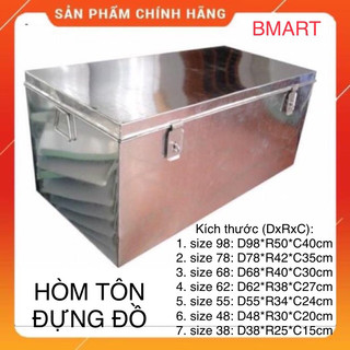 Hòm tôn, thùng tôn đựng tài liệu, hồ sơ, quần áo, đồ dùng cá nhân loại 1, dầy đẹp, siêu chắc chắn