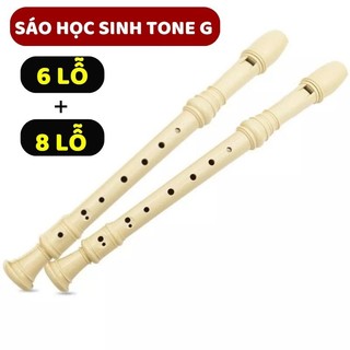 SÁO NHỰA Recorder cao cấp Dễ thổi dễ chơi cho học sinh tập thổi sáo 8 lỗ và sáo 6 lỗ