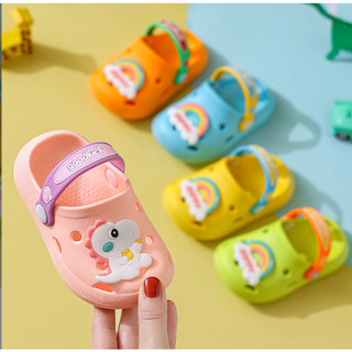 Dép sục cho bé chống trơn trượt hình kỳ lân cầu vồng dễ thương, nhiều màu cho bé trai bé gái