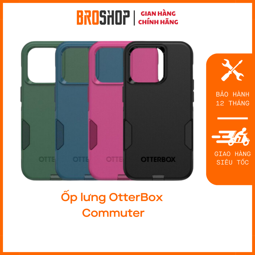 Ốp lưng OtterBox Commuter iPhone 14 Series, iPhone 13 Series - Broshop