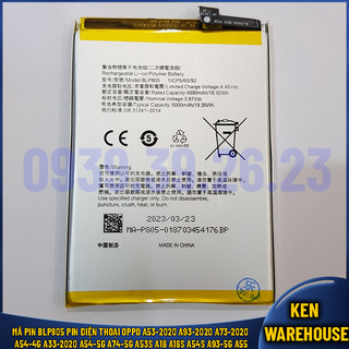 Mã pin blp805 pin điện thoại oppo a16, oppo a32, oppo a33, oppo a53, oppo a54,oppo - ken warehouse