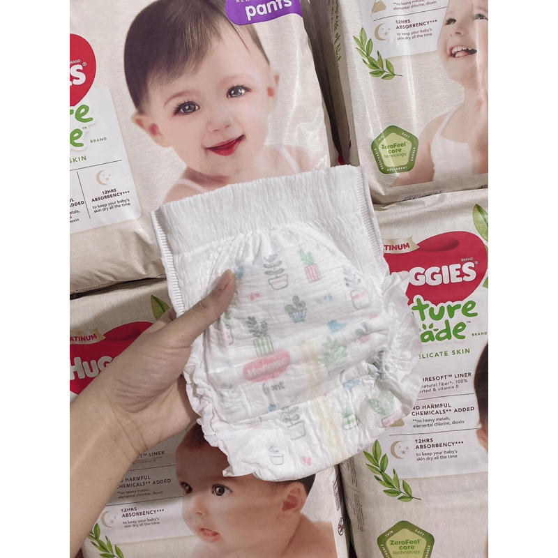 MIẾNG BỈM HUGGIES NATURE MADE MỀM MẠI THẤM HÚT TỐT MSP58036