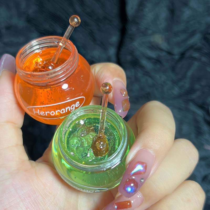 Son dưỡng môi dạng thạch Herorange không màu dưỡng ẩm môi, Son dưỡng không màu Herorange mùi hương trái cây nhẹ nhàng