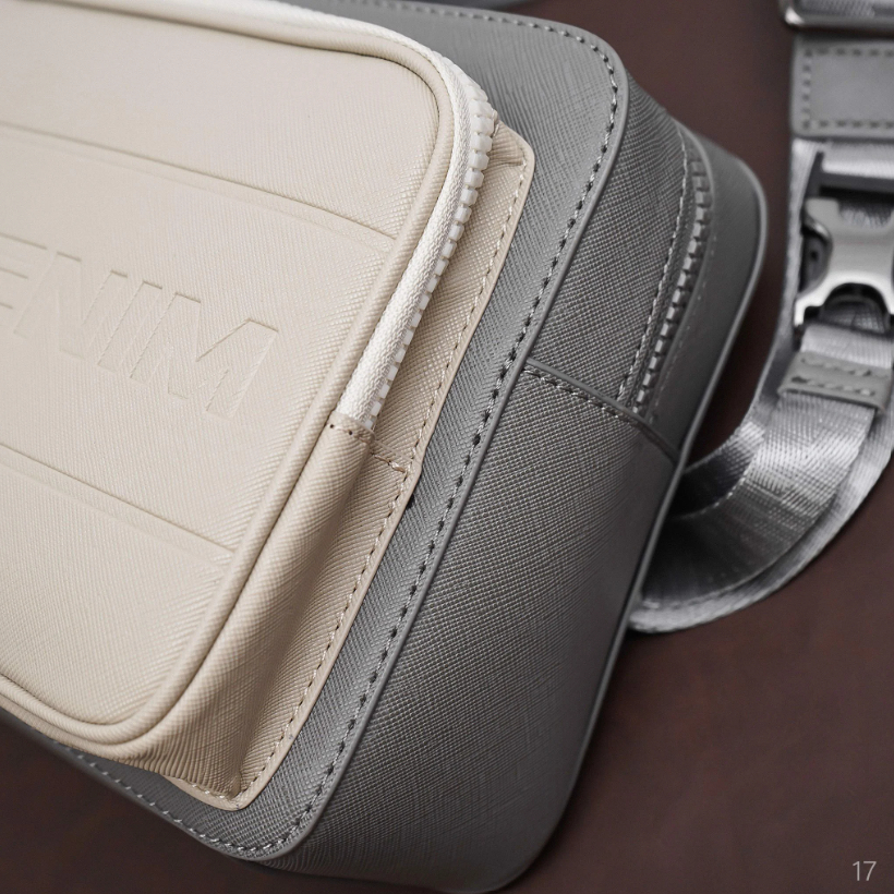 Túi đeo chéo nam ICONDENIM Dập Logo Nhiệt Nổi 3D tinh tế - TUID0017