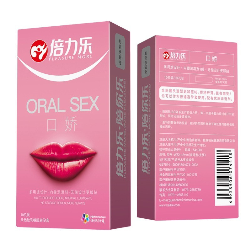 Bao cao su quan hệ bằng miệng Oral Sex Pro HBM Hộp 10 bcs NinaGen