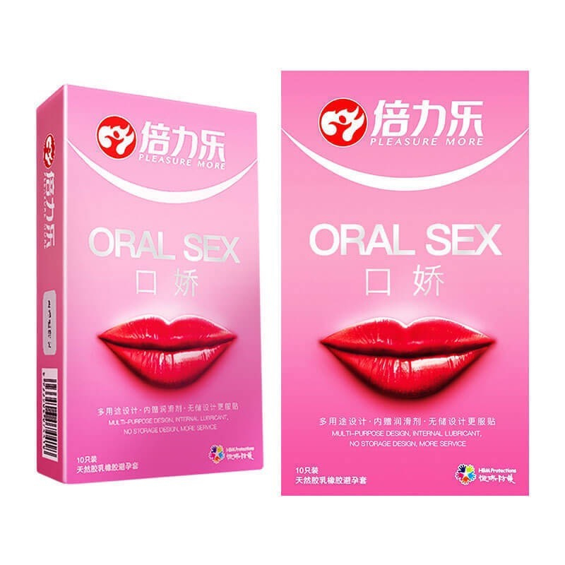 Bao cao su quan hệ bằng miệng Oral Sex Pro HBM Hộp 10 bcs NinaGen