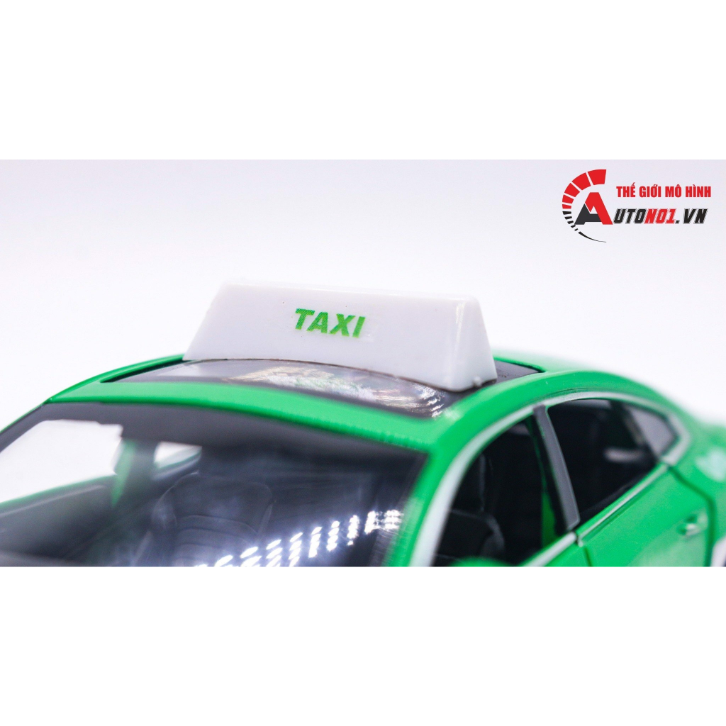 Mô hình xe ô tô dịch vụ taxi Volkwagen CC độ tem G.rab Be SM full open có âm thanh-đèn tỉ lệ 1:32