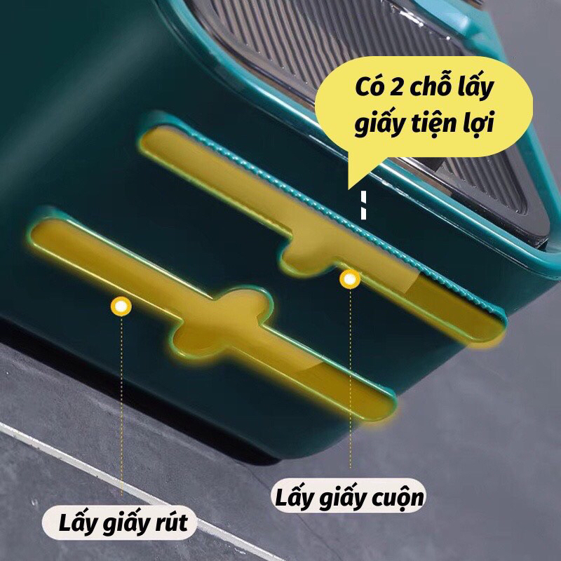 AD877 HỘP ĐỰNG GIẤY VỆ SINH 2 TẦNG CAO CẤP VÀ TIỆN DỤNG