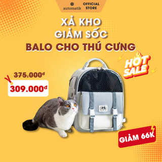 [Xả Kho] Balo Mèo Thú Cưng Du Lịch, Túi Đựng Cho Chó Mèo Thỏ - Automatik