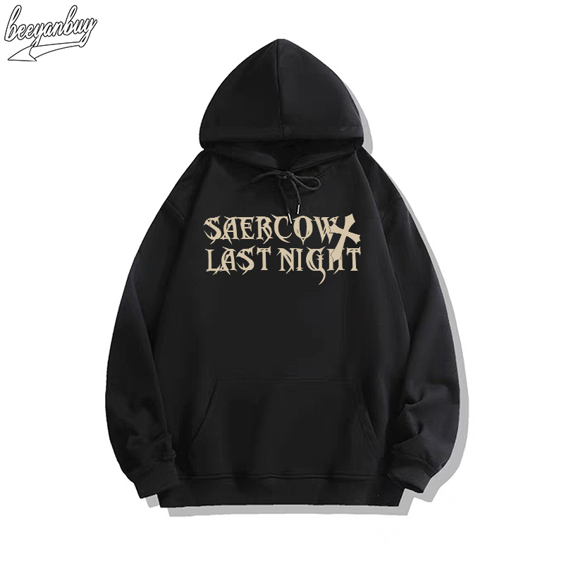 Áo Hoodie Cotton nam BEEYANBUY áo nỉ tay dài vintage in hình unisex 100% cotton-Y0280