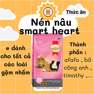 cỏ nén nâu Rodent Smart Heart 500gr, 1kg, 3kg dành cho thỏ bọ