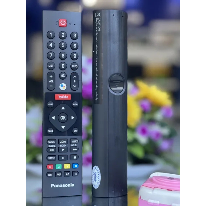 Remote điều khiển tivi Panasonic chính hãng có giọng nói, tích hợp nút YOUTUBE.