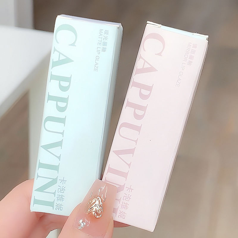 Son Bóng Son Kem Lì CAPPUVINI Water Gloss bản Dupe  Joocyee