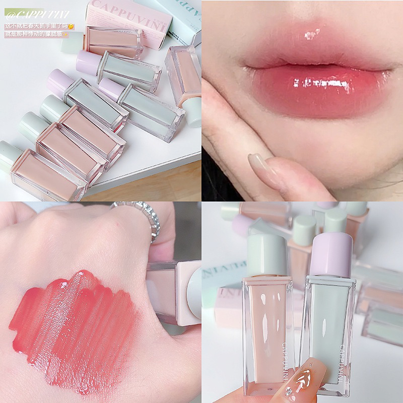 Son Bóng Son Kem Lì CAPPUVINI Water Gloss bản Dupe  Joocyee