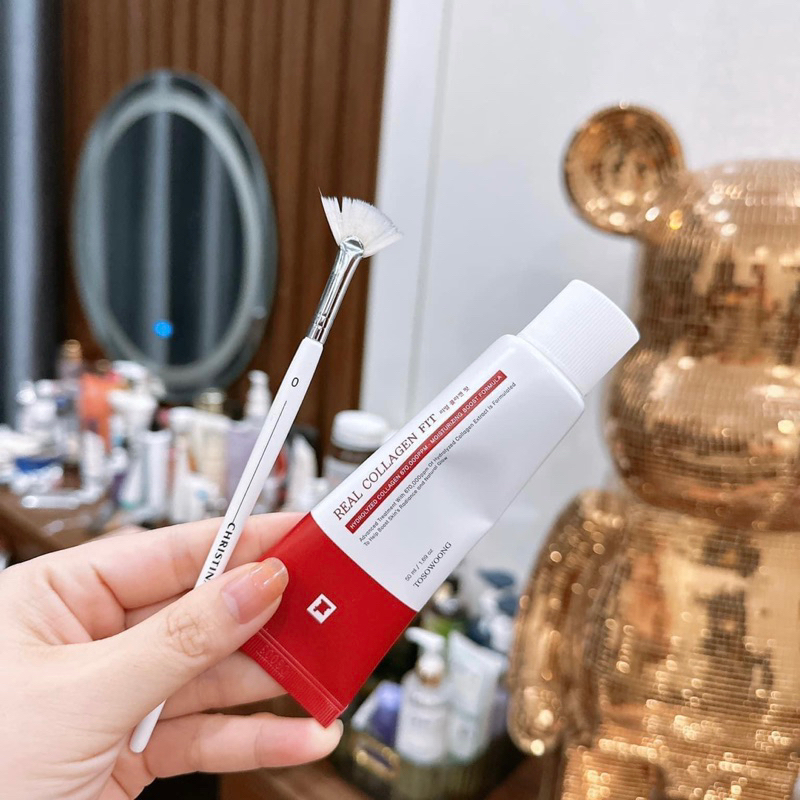 Peel collagen nano căng bóng, Real collagen fit Hàn Quốc 50ml. Giúp da trắng sáng, mịn màng Hàng chính hãng]