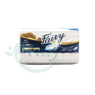 Giấy Ăn Rút Lụa Fairy Ngắn 150 tờ x 3 lớp