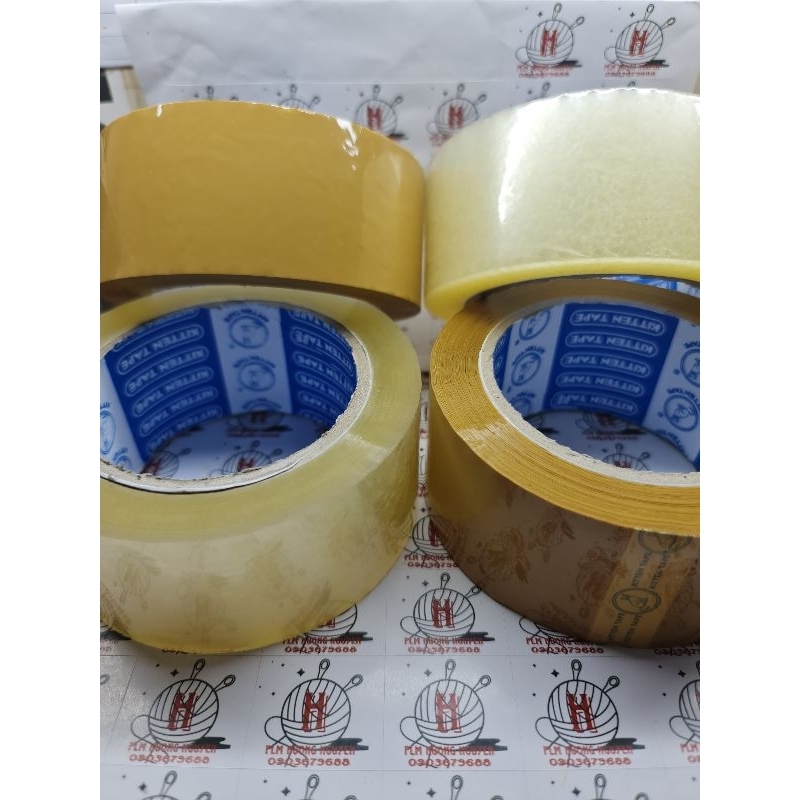 (1 cuộn 100 yards )4f5 băng keo trong đục