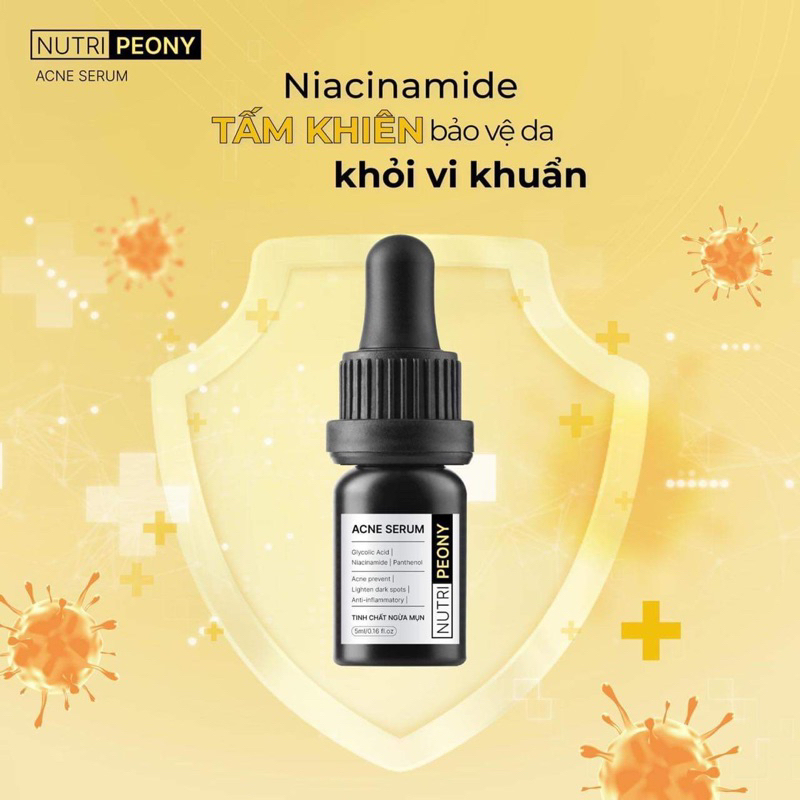 Tinh Chất Serum Nutri Peony (Chính Hãng ) Giảm Mụn Mờ Thâm - Trắng Da