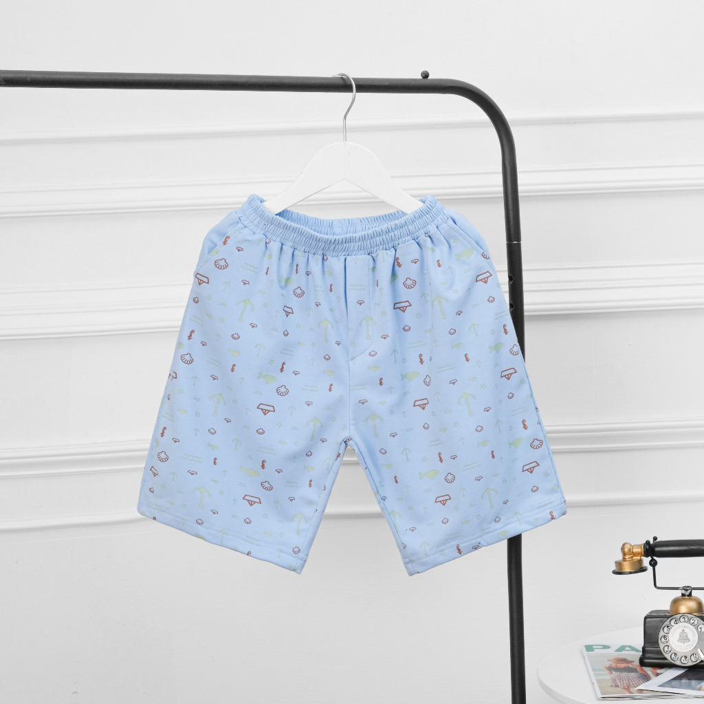 Quần đùi bé trai SUGOLD, quần short bé trai, Chất thun da cá cotton cho bé từ 12-36kg RZM59