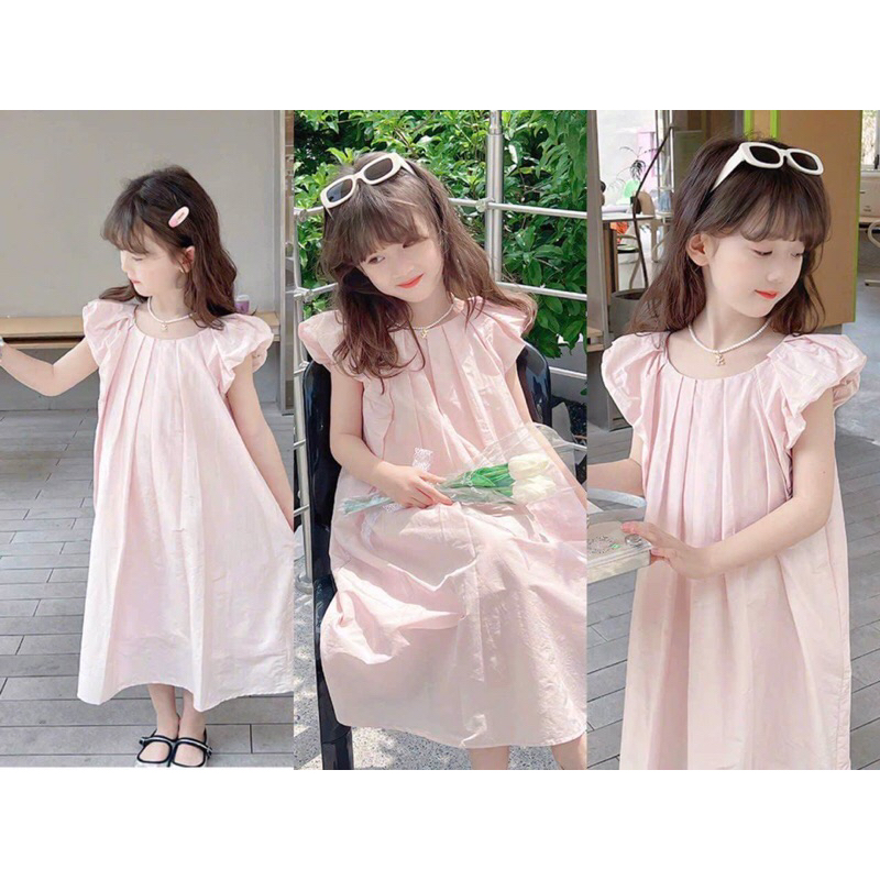 Đầm công chúa cho bé chất von tơ bên trong lót lụa tiwf 10-38kg