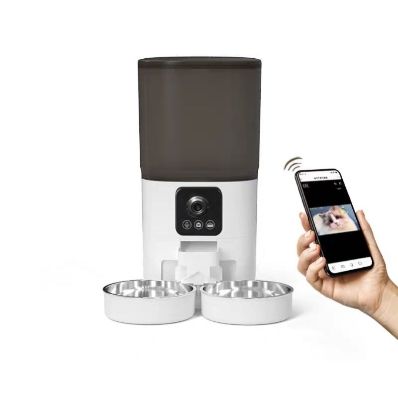 Máy cho mèo ăn tự động Papifeed camera Wifi