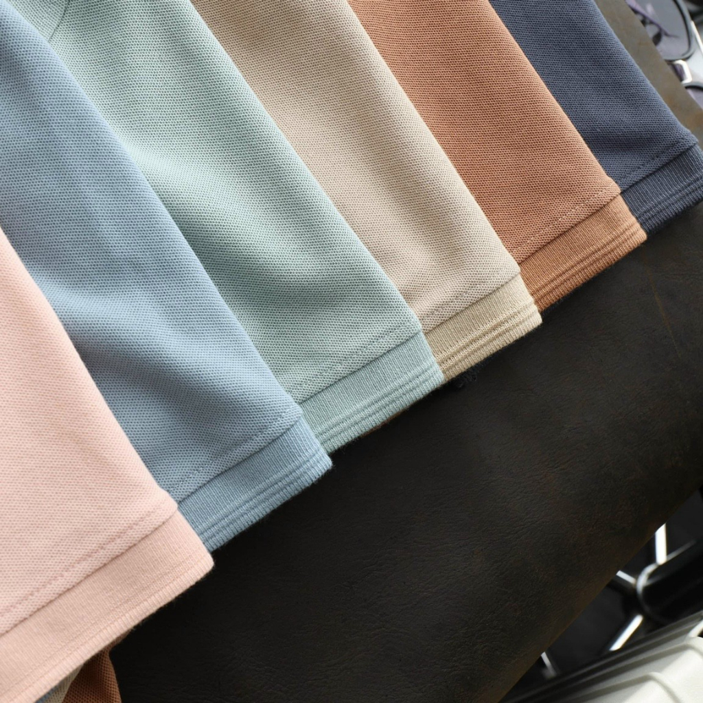 Áo thun nam có cổ bẻ polo nam TRƠN vải cá sấu cotton cao cấp thoáng mát mặc cả ngày - QQ SHOP