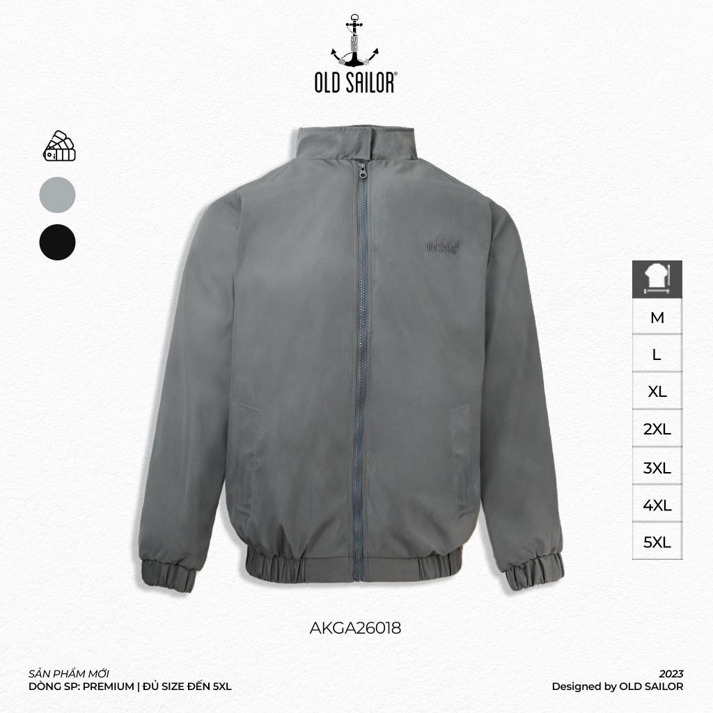 Áo khoác dù nam Old Sailor - O.S.L PREMIUM SMITH JACKET - 26018 - Big size upto 5XL