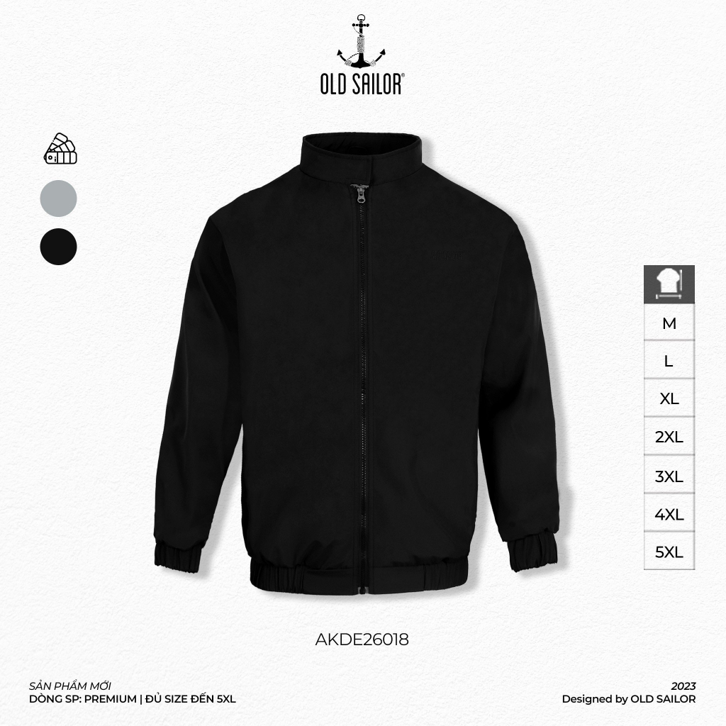 Áo khoác dù nam Old Sailor - O.S.L PREMIUM SMITH JACKET - 26018 - Big size upto 5XL