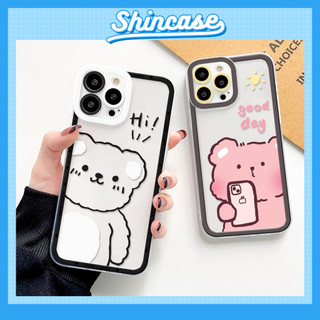 Ốp Lưng iPhone Say Hi Cạnh Vuông, Chống Sốc, Bảo Vệ Camera - Cho iP 6/6s/7/8/Plus/X/XS/XR/11/12/13/14/15/Pro/Max/Mini